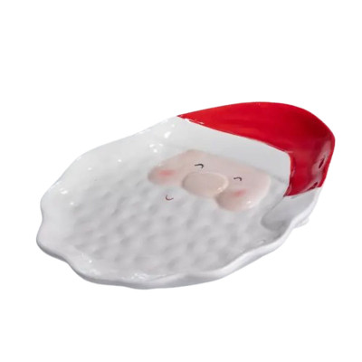 Тарілка сервірувальна Santa Claus порцелянова 21*21.5 см Тарілка сервірувальна Santa Claus порцелянова 21*21.5 см