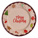 Тарелка сервировочная Merry Christmas фарфоровая 27,5 см