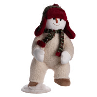 Новорічна фігурка Snowman текстильна 29*23*54 см