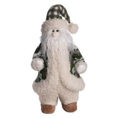 Новорічна фігурка Скандинавський Санта текстильна 21*20*53 см