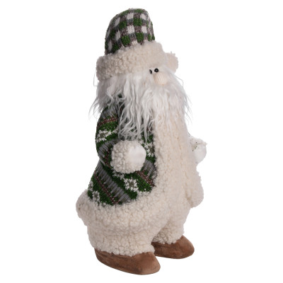 Новорічна фігурка Скандинавський Санта текстильна 21*20*53 см Новорічна фігурка Скандинавський Санта текстильна 21*20*53 см