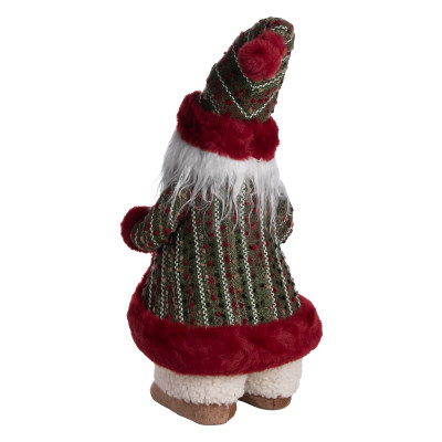 Новорічна фігурка Скандинавський Санта текстильна 21*20*53 см, червоний Новорічна фігурка Скандинавський Санта текстильна 21*20*53 см, червоний