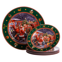 Набір тарілок Santa порцелянових 7 штук 26,5/19 см
