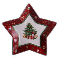 Блюдо для закусок Christmas фарфоровое 25,5 см