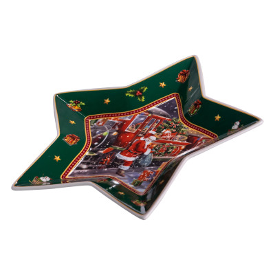 Блюдо для закусок Santa фарфоровое 25,5 см