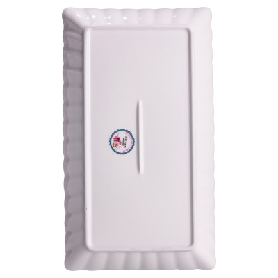 Блюдо сервировочное Santa фарфоровое 30,5*17,5*2,5 см