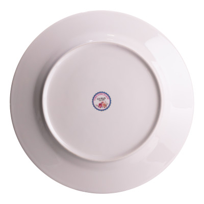 Набір тарілок сервірувальних Santa порцелянових 6 штук по 26,5 см Набір тарілок сервірувальних Santa порцелянових 6 штук по 26,5 см