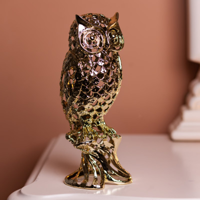 Статуэтка Eagle-owl 12*11*28 см металлическая