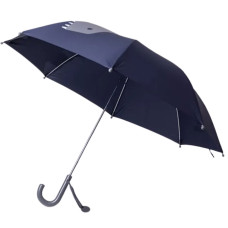 Детский зонт-трость механический с 3D-хвостом 89 см, синий