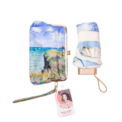 Парасоля механічна "Прогулянка по скелястих вершинах Пулвала" Моне 91 см