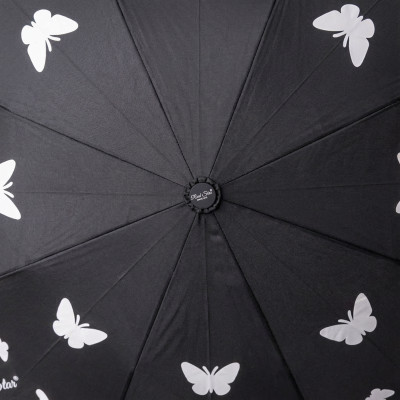 Зонт полуавтомат 97 см с чехлом, черный Зонт полуавтомат 97 см с чехлом, черный