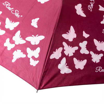 Зонт полуавтомат 97 см с чехлом, красный