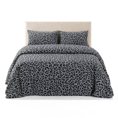 Комплект постельного белья двуспальный муслин жатка люкс 180*220 см Leopard