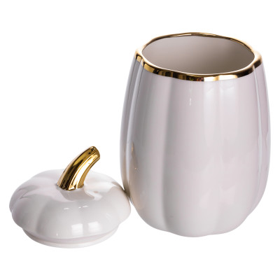 Банка для зберігання Гарбуз порцелянова 2 л з кришкою Банка для зберігання Гарбуз порцелянова 2 л з кришкою