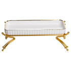 Блюдо сервировочное фарфоровое Casual 25*10,5*3,5 см