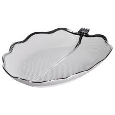 Блюдо сервировочное фарфоровое Camellia 41*27*4 см