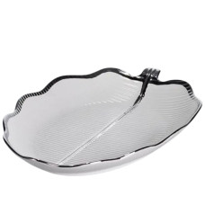 Блюдо сервировочное фарфоровое Camellia 35,5*24*4 см