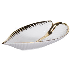 Блюдо сервировочное фарфоровое Calla 35*18,5*5 см