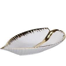 Блюдо сервировочное фарфоровое Calla 40*21,5*5,5 см