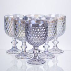 Набор бокалов для вина 6 штук по 300 мл, rainbow