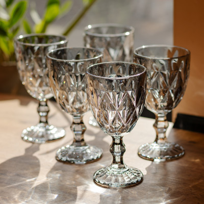 Набір келихів столових Fractal 6 штук по 300 мл