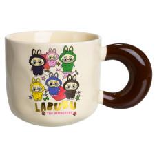 Кружка фарфоровая LABUBU Sweet Memories 400 мл, бежевый