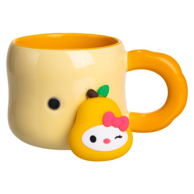 Чашка фарфоровая Sanrio 400 мл с магнитом, бежевый