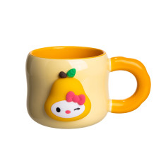 Чашка фарфоровая Sanrio 400 мл с магнитом, бежевый