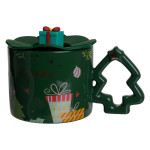 Чашка порцелянова Christmas Tree 400 мл, зелений Чашка порцелянова Christmas Tree 400 мл, зелений