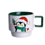 Чашка фарфоровая Пингвин 400 мл