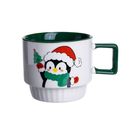 Чашка фарфоровая Пингвин 400 мл