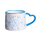 Чашка порцелянова Сніжинка 300 мл