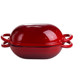 Форма-жаровня для хліба чавунна емальована 1,4 л, червоний Форма-жаровня для хліба чавунна емальована 1,4 л, червоний