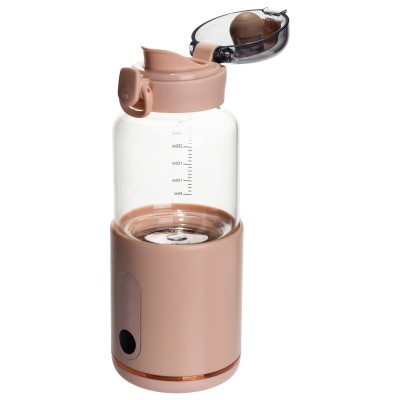 Бутылка с подогревом 300 мл с аккумулятором, розовый