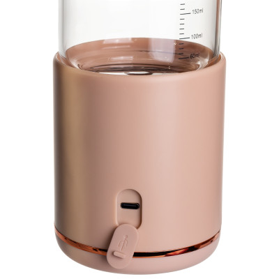 Бутылка с подогревом 300 мл с аккумулятором, розовый