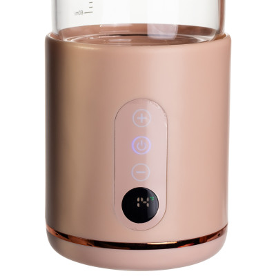 Бутылка с подогревом 300 мл с аккумулятором, розовый