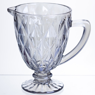 Кувшин для напитков Diamond Blue стеклянный 1 литр