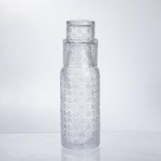 Графин для напитков со стаканом 700 мл из толстого стекла