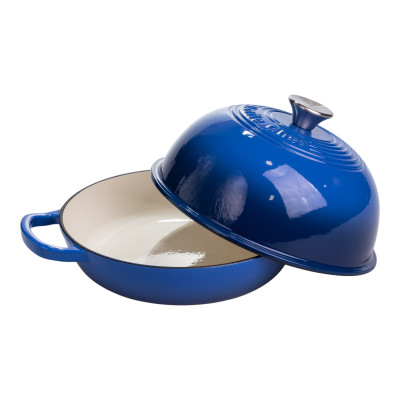 Жаровня-голландська піч чавунна емальована 2 л, синій Жаровня-голландська піч чавунна емальована 2 л, синій