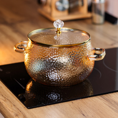 Кастрюля из боросиликатного стекла Pumpkin Pot 2,5 л Кастрюля из боросиликатного стекла Pumpkin Pot 2,5 л