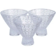 Набор креманок 3 шт по 200 мл из толстого стекла