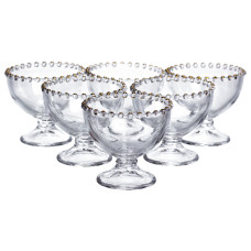 Набор креманок Pearl Milkshake Cups 6 штук по 200 мл, золото