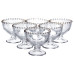 Набір креманок Pearl Milkshake Cups 6 штук по 200 мл, золото