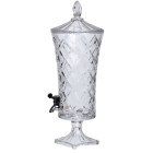 Лимонадниця скляна на ніжці Crystal Dispenser 4.5 л з краником