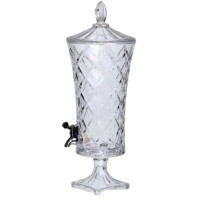 Лимонадниця скляна на ніжці Crystal Dispenser 4.5 л з краником