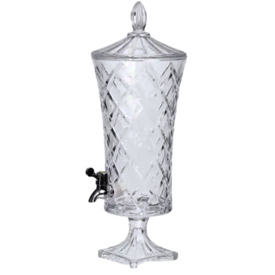 Лимонадниця скляна на ніжці Crystal Dispenser 4.5 л з краником