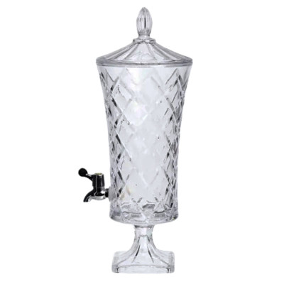 Лимонадниця скляна на ніжці Crystal Dispenser 4.5 л з краником Лимонадниця скляна на ніжці Crystal Dispenser 4.5 л з краником