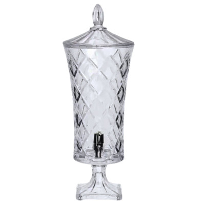Лимонадниця скляна на ніжці Crystal Dispenser 4.5 л з краником Лимонадниця скляна на ніжці Crystal Dispenser 4.5 л з краником