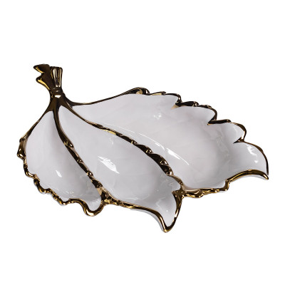 Менажница фарфоровая на 3 секции 40*25*7.5 см