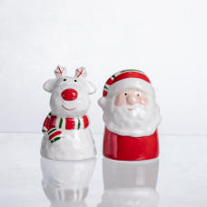 Набор емкостей для специй New Year фарфоровый 2 штуки по 100 мл